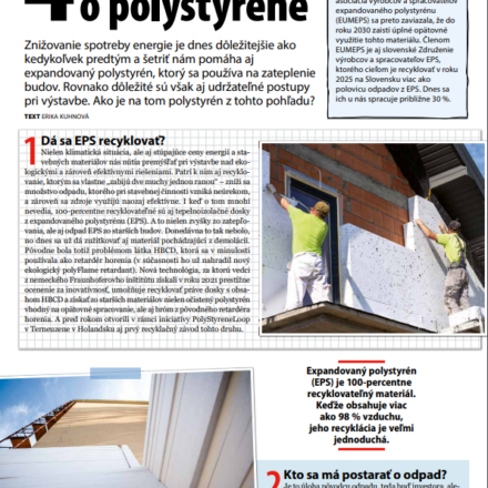 4 ekootázky o polystyréne