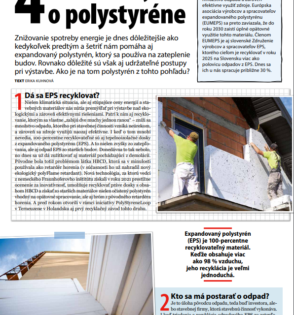 4 ekootázky o polystyréne