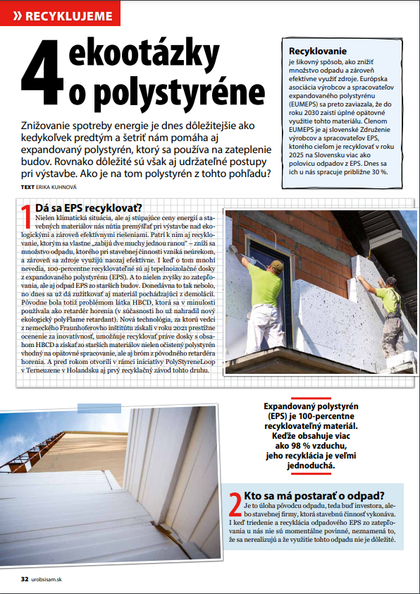 4 ekootázky o polystyréne