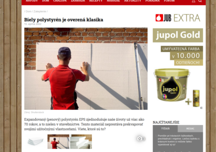 Biely polystyrén je overená klasika