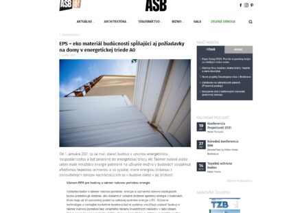 EPS – eko materiál budúcnosti spĺňajúci aj požiadavky na domy v energetickej triede A0