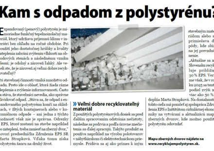 Kam s odpadom z polystyrénu?