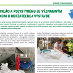 Recyklácia polystyrénu je významným krokom k udržateľnej výstavbe