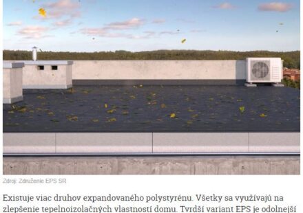 Tvrdý polystyrén sa postará o to, aby vám doma bolo teplejšie