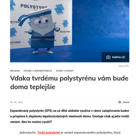 Vďaka tvrdému polystyrénu vám bude doma teplejšie