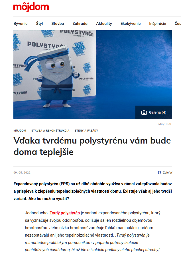 Vďaka tvrdému polystyrénu vám bude doma teplejšie
