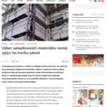 Výber zatepľovacích materiálov nemá vplyv na tvorbu plesní