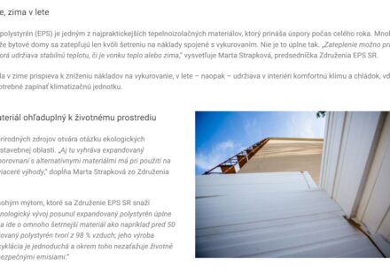 Zateplenie ako nástroj vysporiadania sa s energetickou krízou