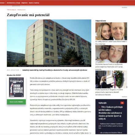 www.etrend.sk 03/2014: Zatepľovanie má potenciál