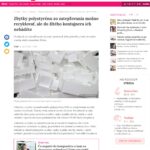Zbytky polystyrénu zo zatepľovania možno recyklovať