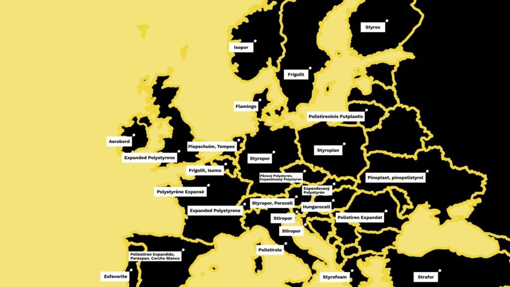 Expandovaný polystyrén (EPS) má v Európe rôzne názvy ale rovnaké výhody