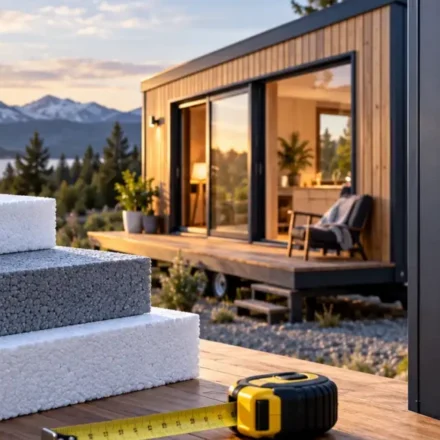 Akú hrúbku expandovaného polystyrénu (EPS) zvoliť pre tiny house