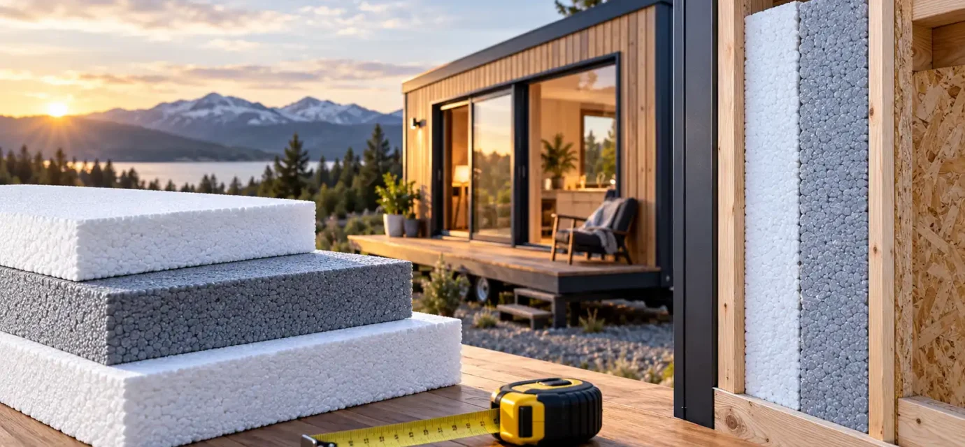Akú hrúbku expandovaného polystyrénu (EPS) zvoliť pre tiny house